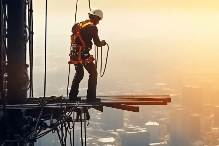 لایف لاین کار در ارتفاع